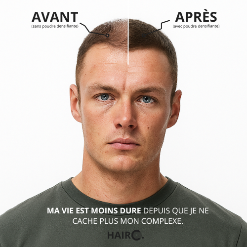 Hairo : L'application de notre poudre densifiante