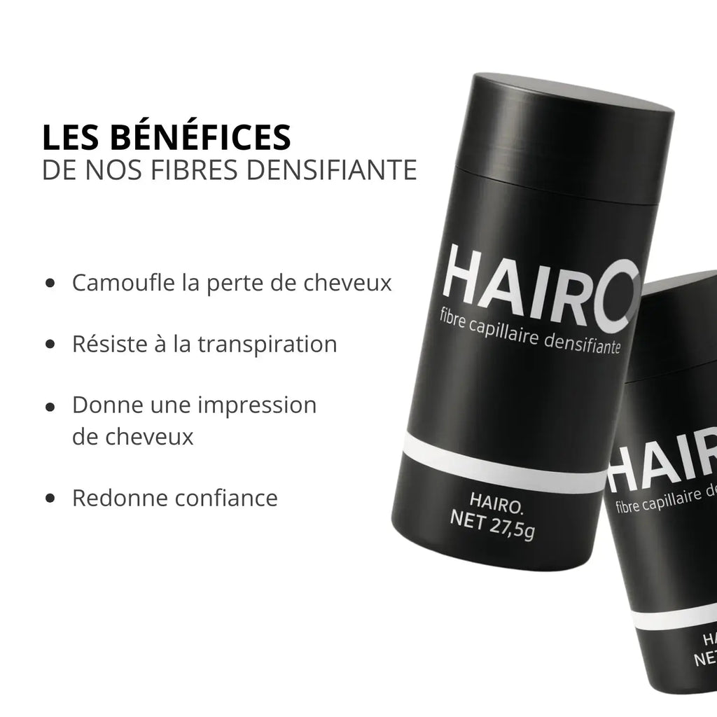 LE TRIO : Poudre densifiante / Fixateur / Applicateur Hairo