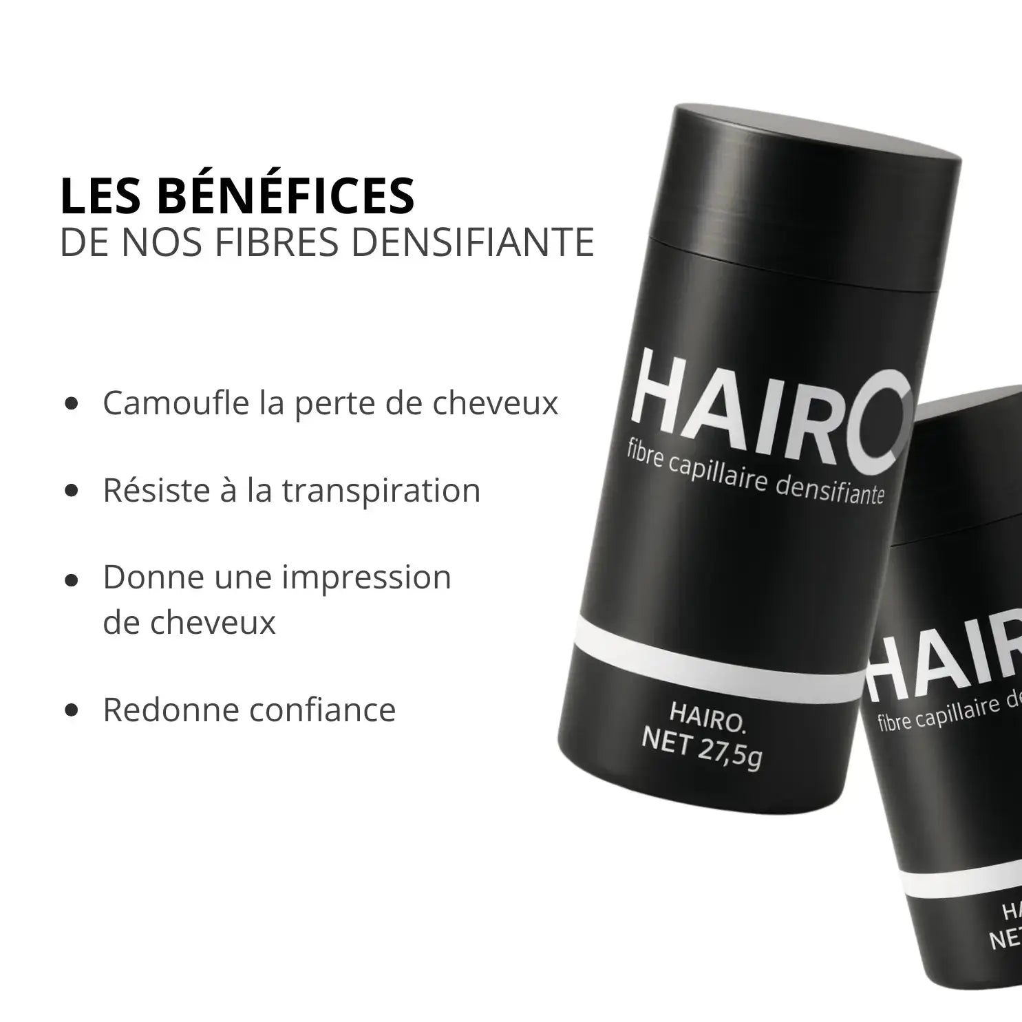 LE TRIO : Poudre densifiante / Fixateur / Applicateur Hairo