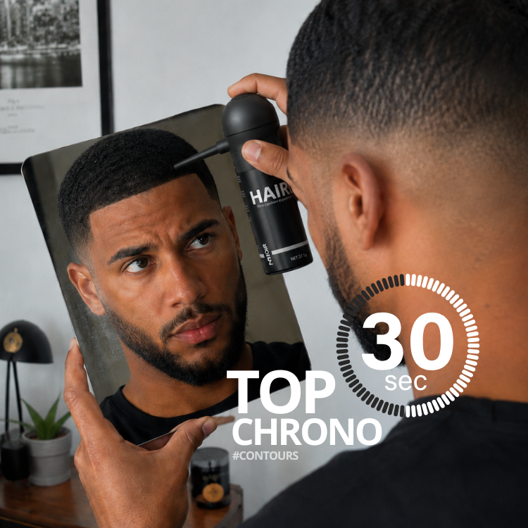 HAIRO Pack Contour — Contours nets teinte Noir, tenue 12h